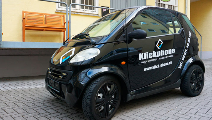 Fahrzeugbeschriftung in Frankfurt